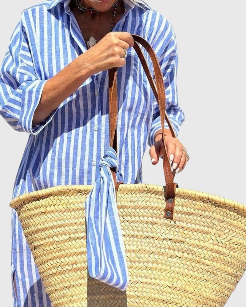 Ellen™ | Classic Striped Dress - Luna Hampton