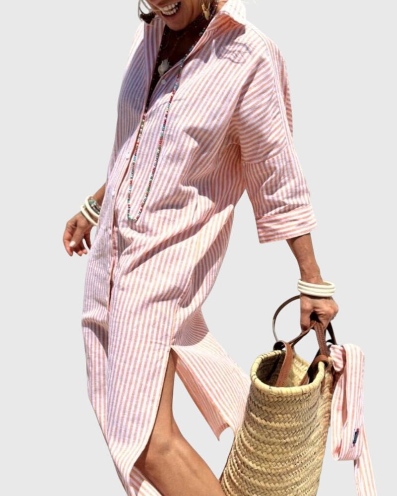 Ellen™ | Classic Striped Dress - Luna Hampton