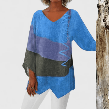 Elysia | Sophisticated V - Neck Tunic - Luna Hampton