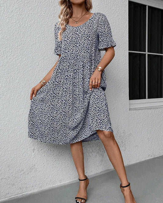 Ember | Floral Midi Dress - Ciara & Fiona