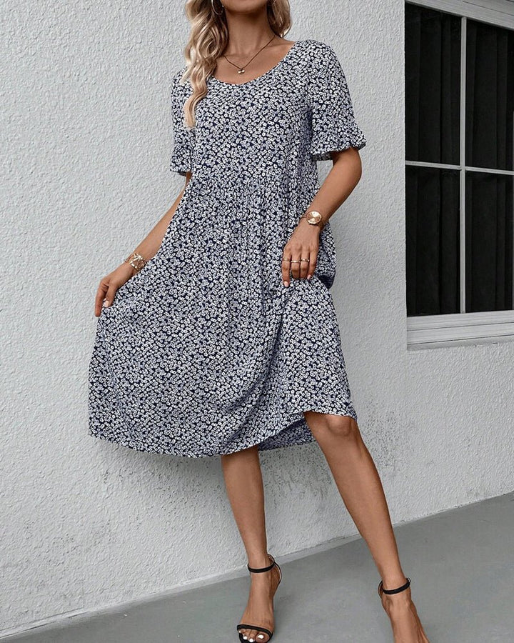Ember | Floral Midi Dress - Ciara & Fiona