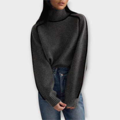 Emilie - Luxuriously Soft Roll Neck Sweater - Ciara & Fiona