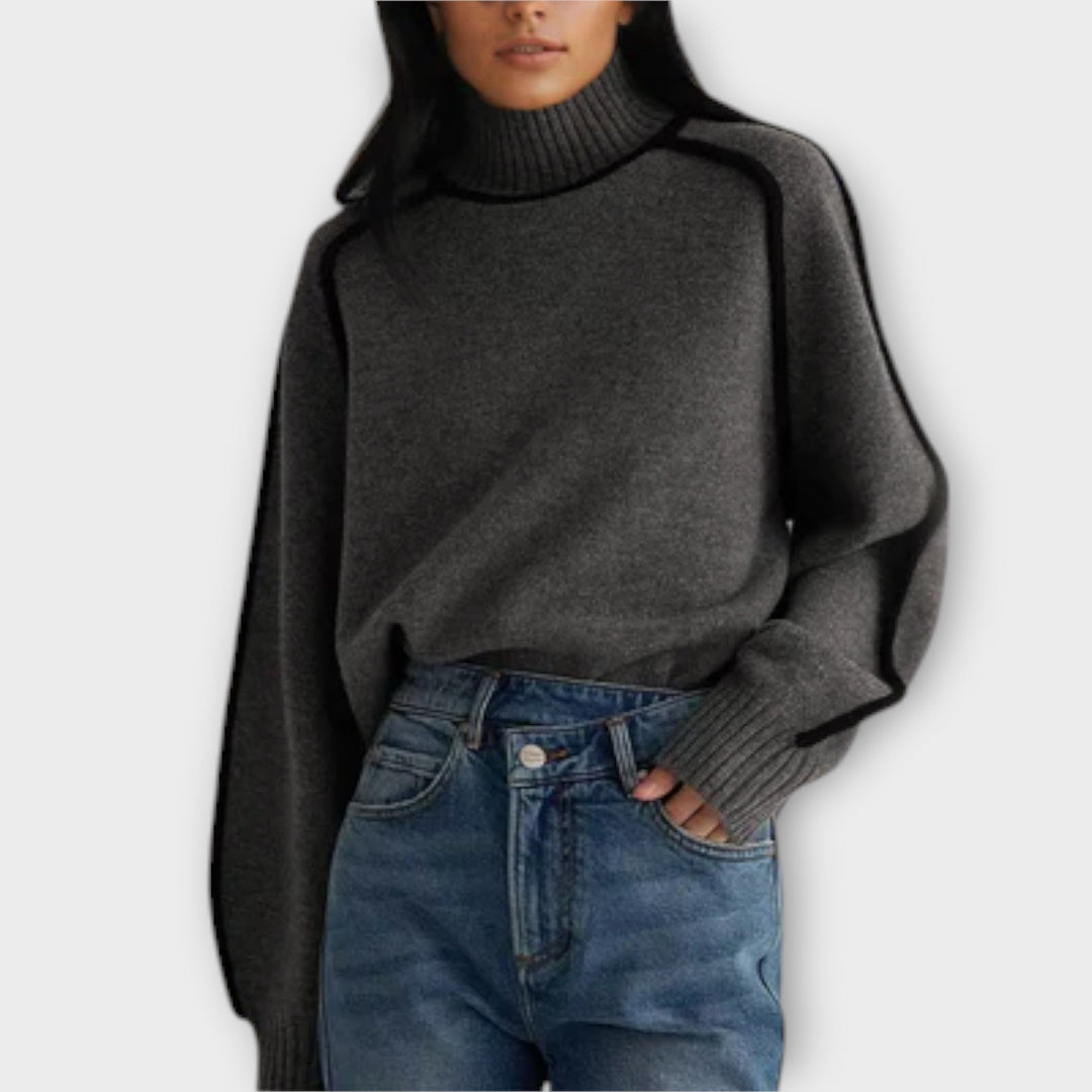 Emilie - Luxuriously Soft Roll Neck Sweater - Ciara & Fiona