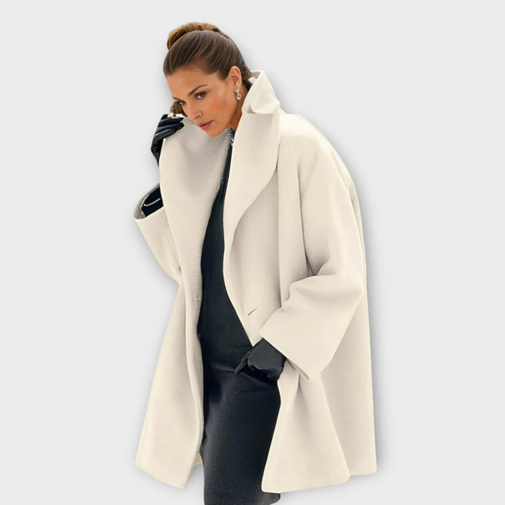 EVARA | Elegant Windproof Coat for Winter Chic - Ciara & Fiona