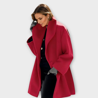 EVARA | Elegant Windproof Coat for Winter Chic - Ciara & Fiona