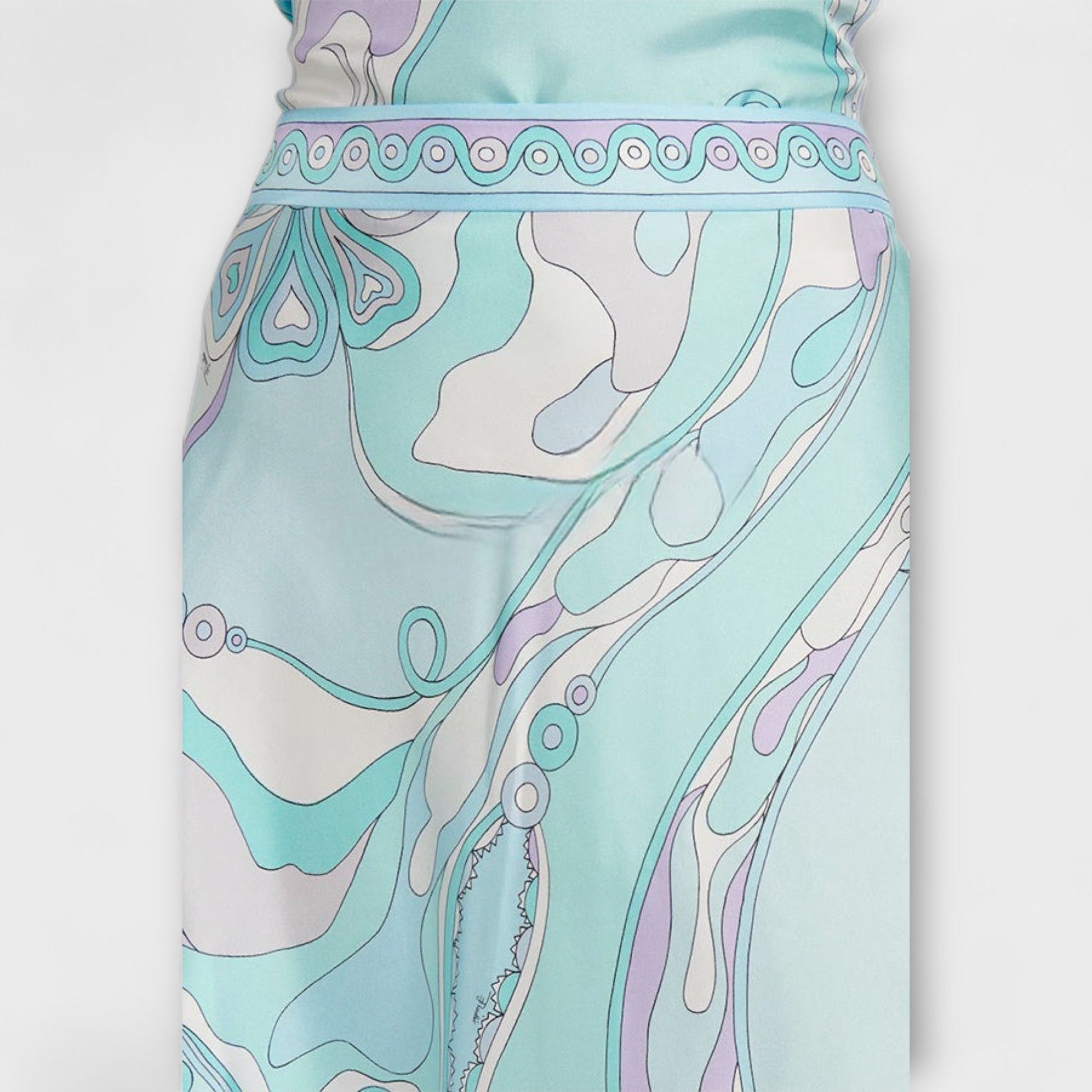 Everly - Halter Top and Asymmetrical Midi Skirt Set - Luna Hampton