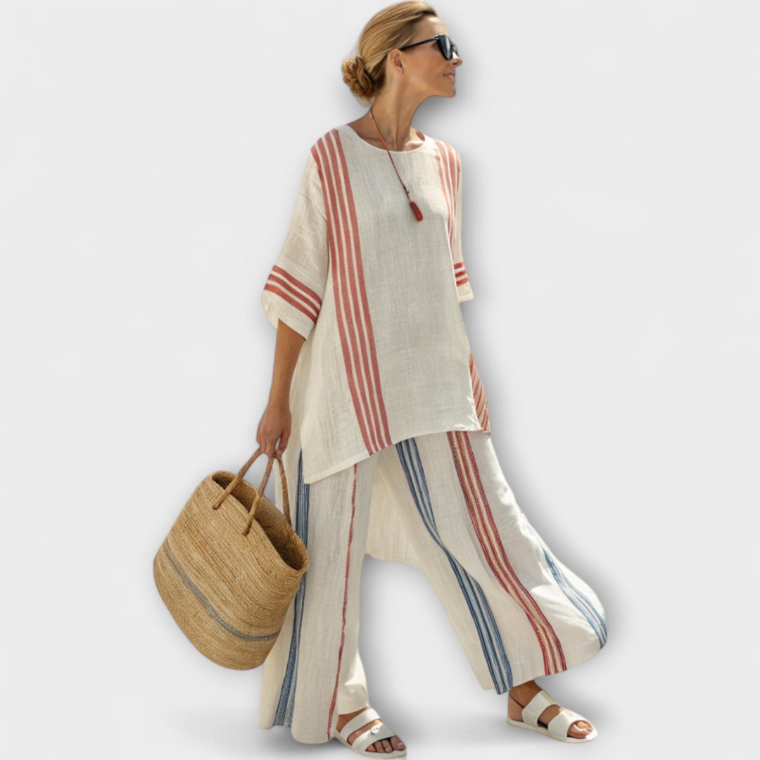 Faith - Ethnic Set Made of Linen - Luna Hampton