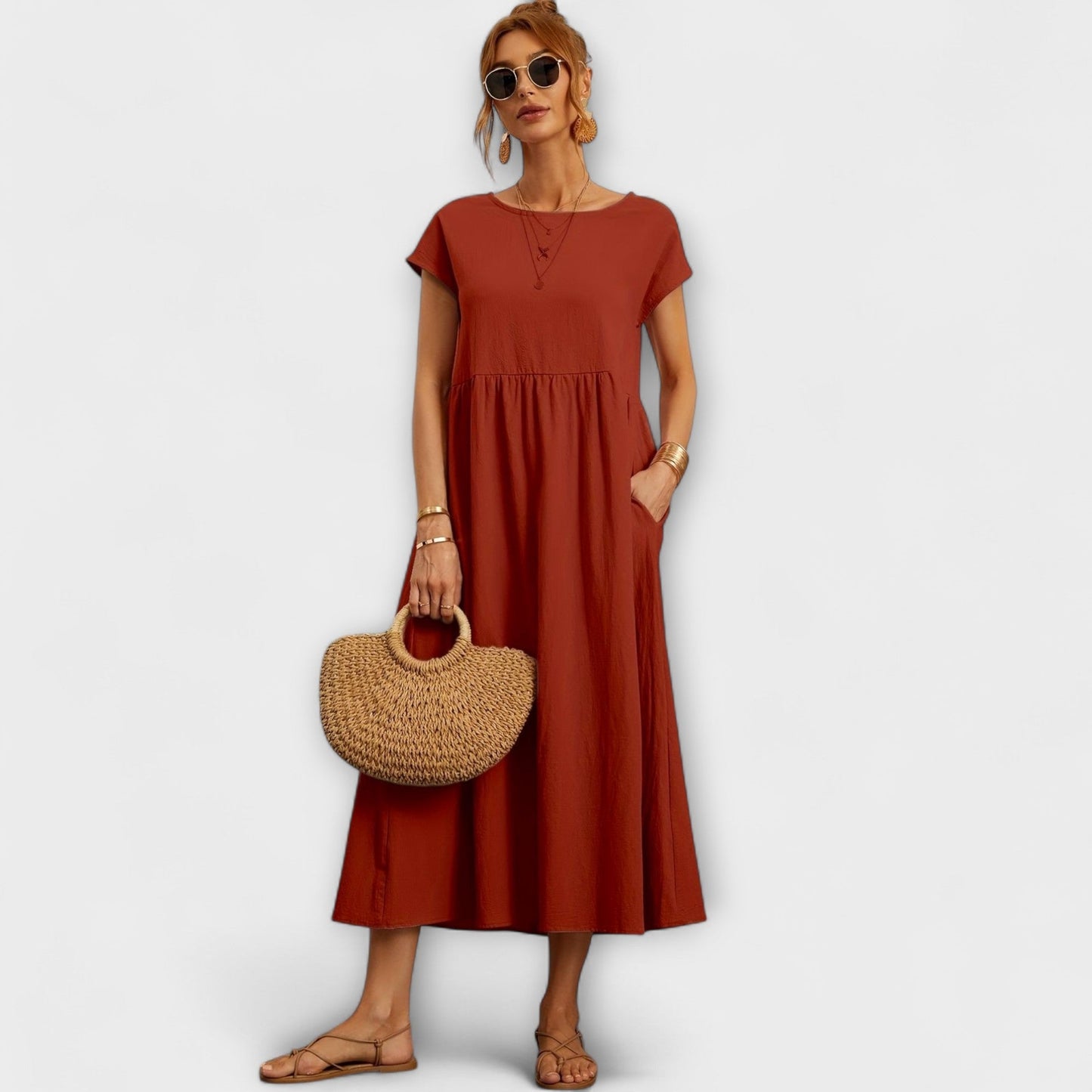 Farrah | Comfortable Everyday Dress - Ciara & Fiona