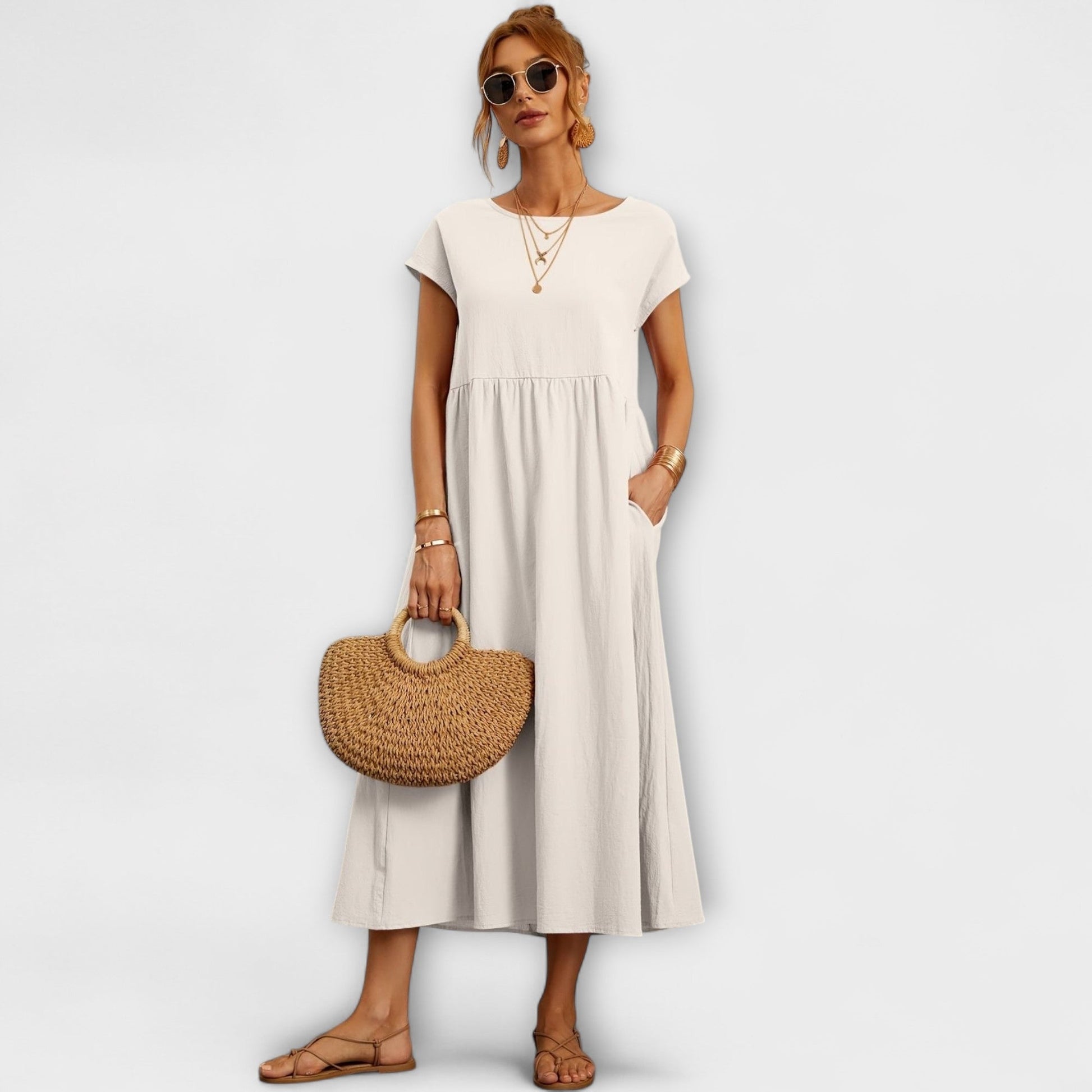 Farrah | Comfortable Everyday Dress - Ciara & Fiona