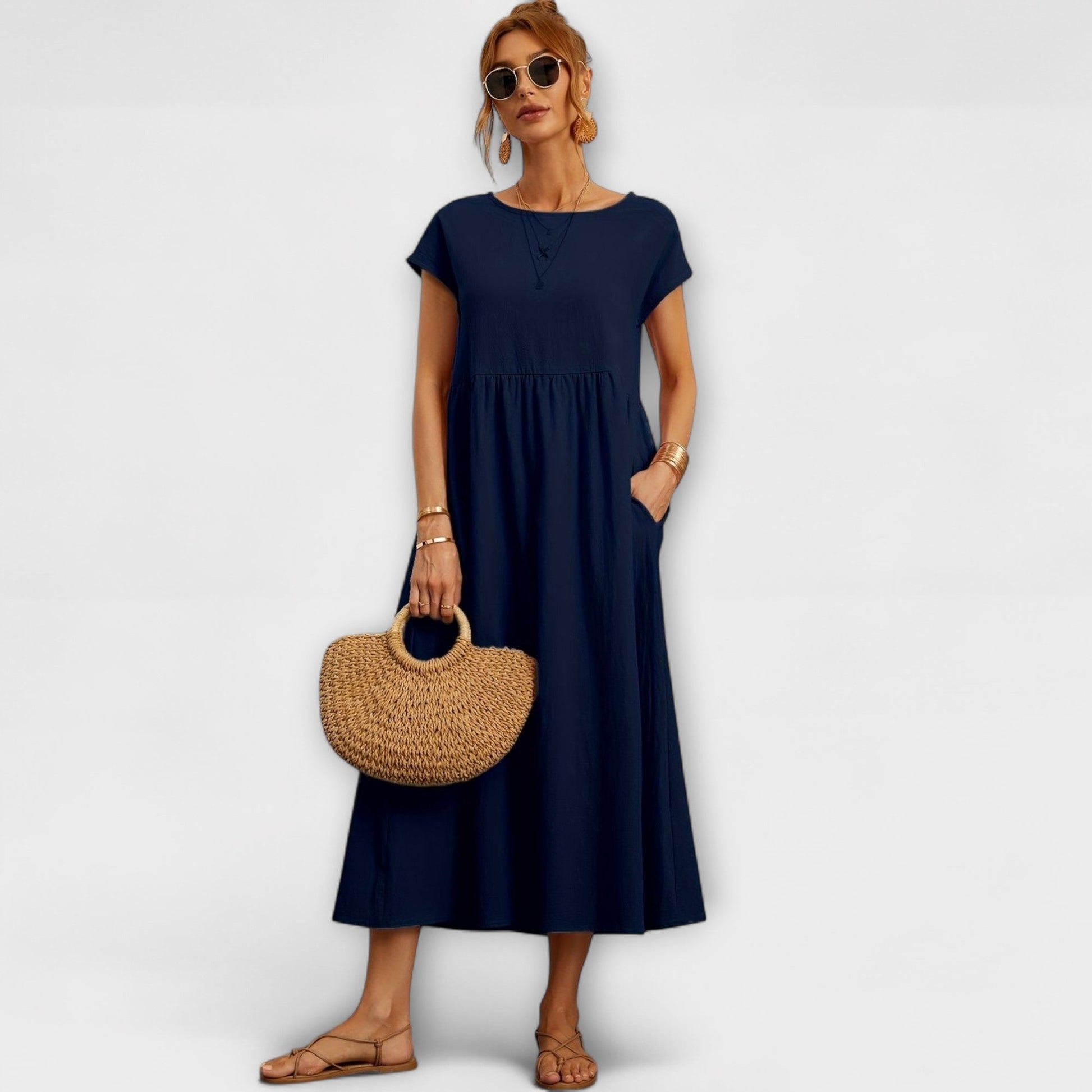 Farrah | Comfortable Everyday Dress - Ciara & Fiona