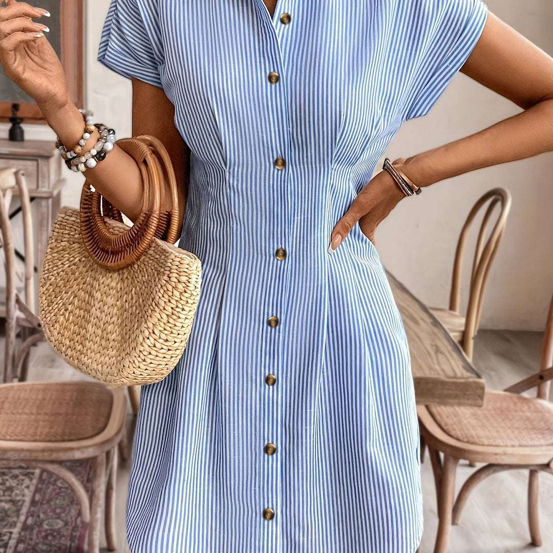 Faustine | Casual Striped Dress - Ciara & Fiona