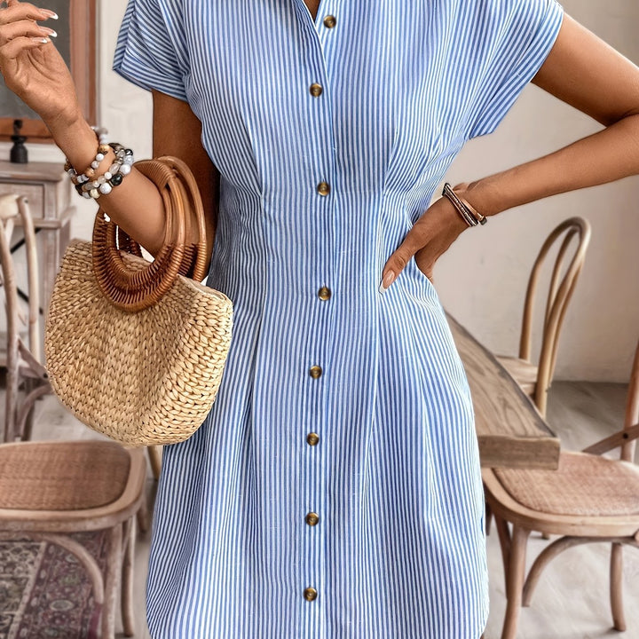 Faustine | Casual Striped Dress - Ciara & Fiona