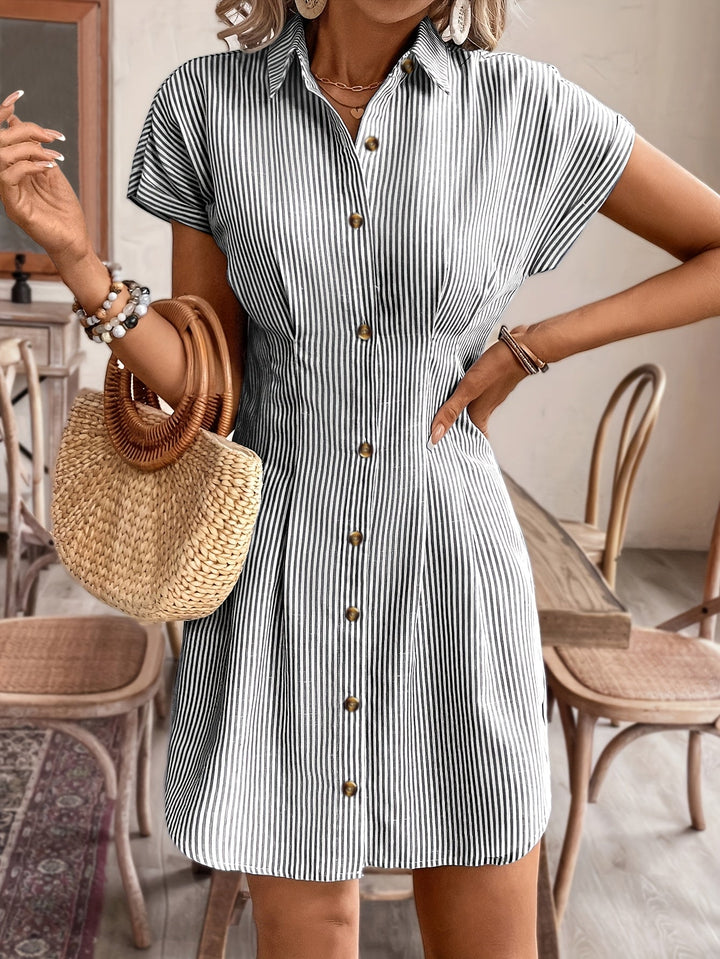 Faustine | Casual Striped Dress - Ciara & Fiona