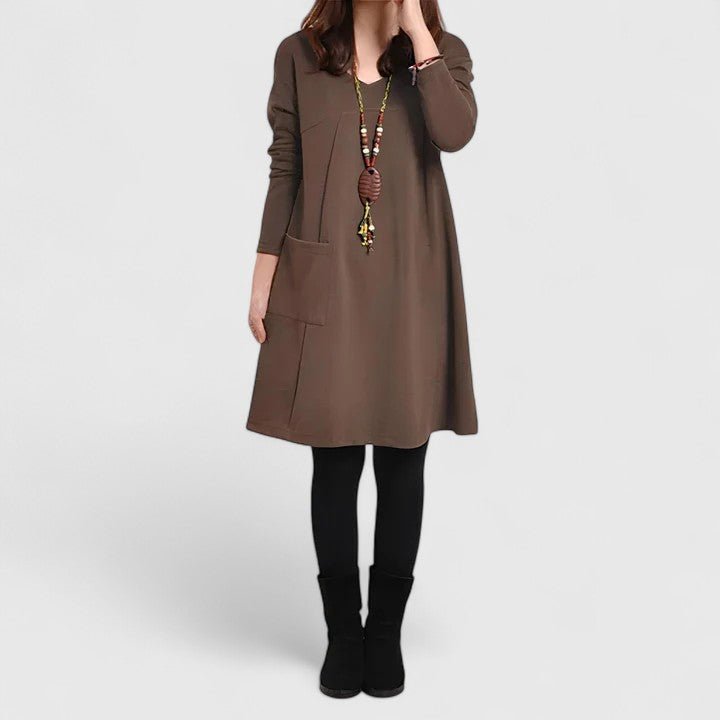 FELICIA | Elegant Everyday Dress with Timeless Comfort - Ciara & Fiona