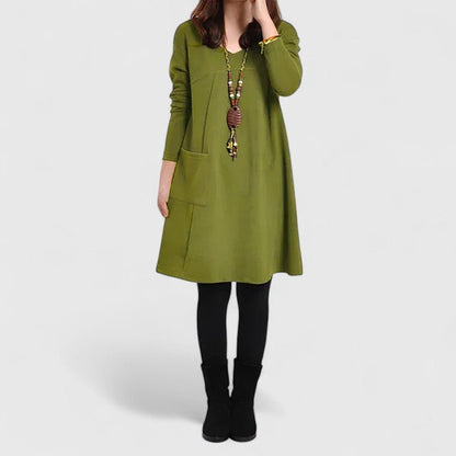 FELICIA | Elegant Everyday Dress with Timeless Comfort - Ciara & Fiona