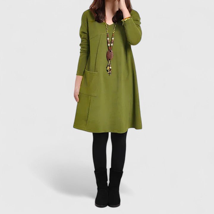 FELICIA | Elegant Everyday Dress with Timeless Comfort - Ciara & Fiona