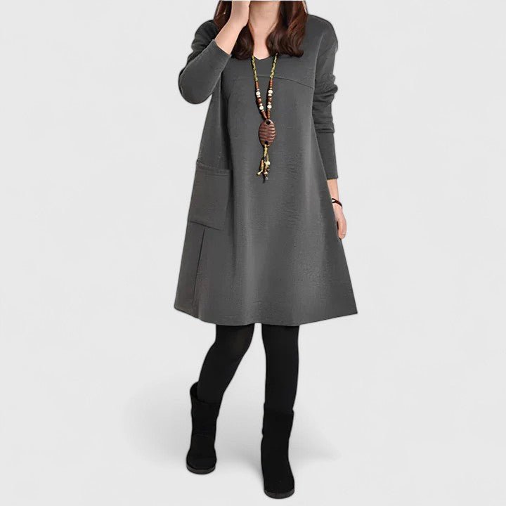 FELICIA | Elegant Everyday Dress with Timeless Comfort - Ciara & Fiona