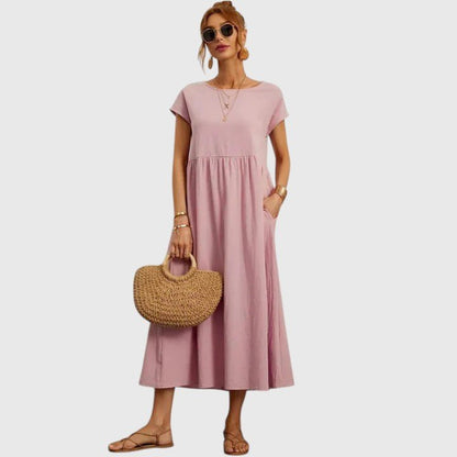 Fenella | Comfortable Midi Dress - Luna Hampton