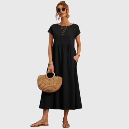 Fenella | Comfortable Midi Dress - Luna Hampton