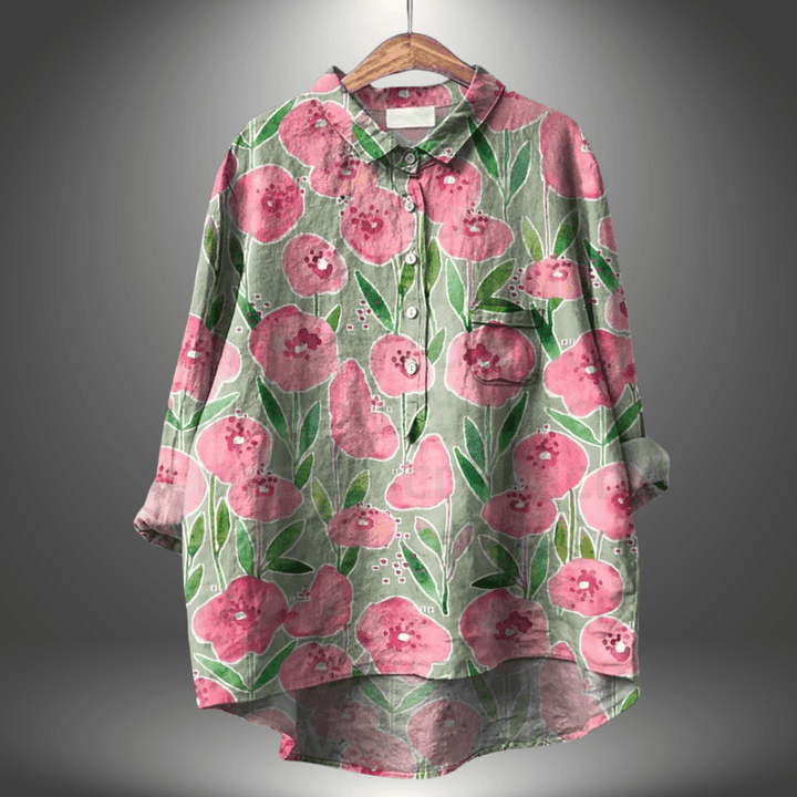 Fiolie | Handcrafted Floral Shirt - Ciara & Fiona