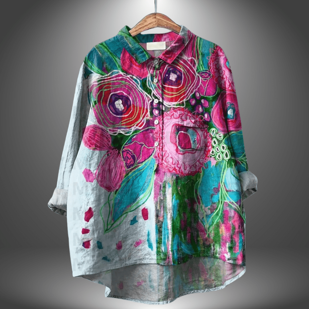 Fiolie | Handcrafted Floral Shirt - Ciara & Fiona