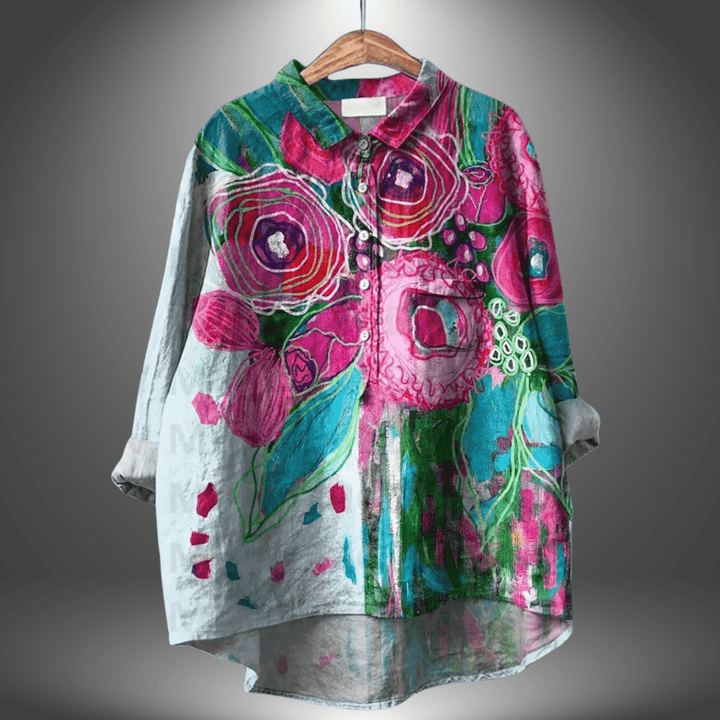 Fiolie | Handcrafted Floral Shirt - Ciara & Fiona