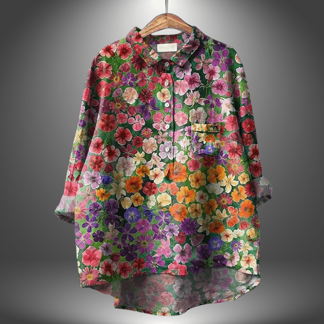 Fiolie | Handcrafted Floral Shirt - Ciara & Fiona