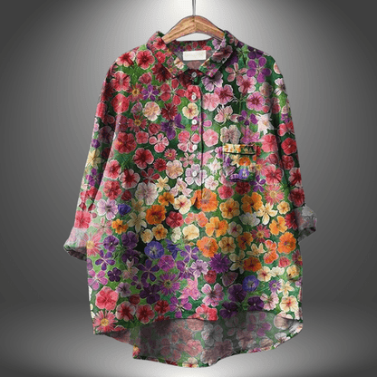 Fiolie | Handcrafted Floral Shirt - Ciara & Fiona