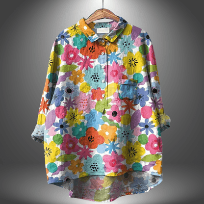 Fiolie | Handcrafted Floral Shirt - Ciara & Fiona