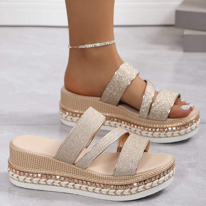 Floella | Comfortable Wedge Sandals - Ciara & Fiona