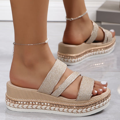 Floella | Comfortable Wedge Sandals - Ciara & Fiona