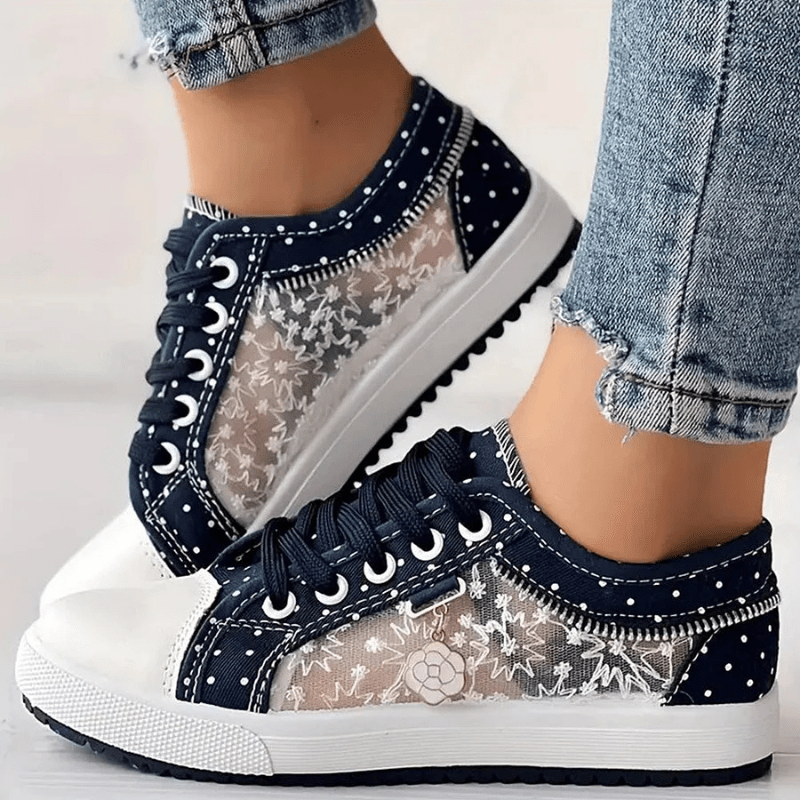 FLORIVIA | Breathable Floral Sneakers - Ciara & Fiona