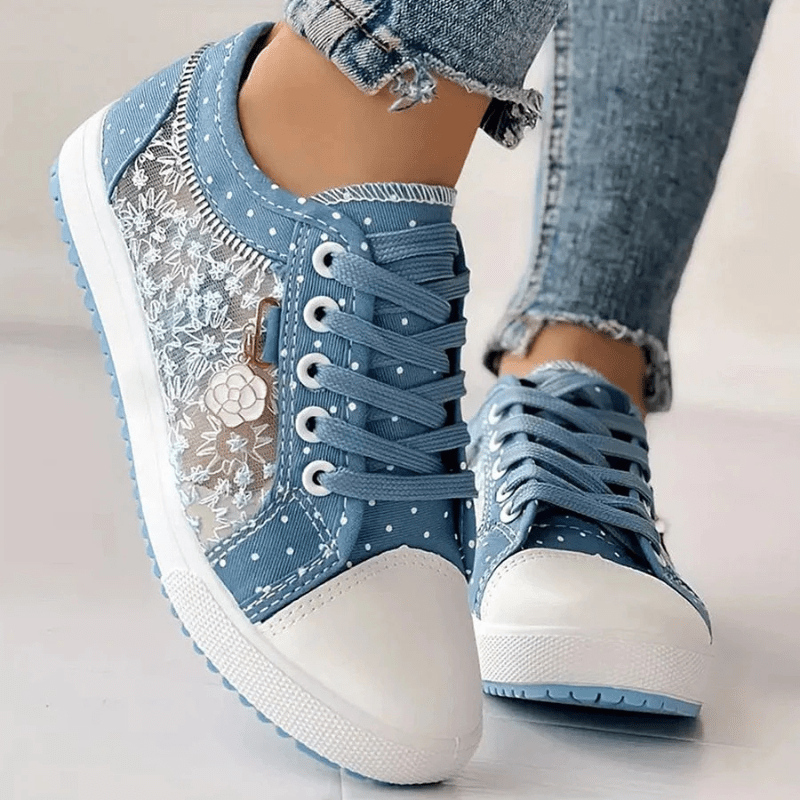 FLORIVIA | Breathable Floral Sneakers - Ciara & Fiona