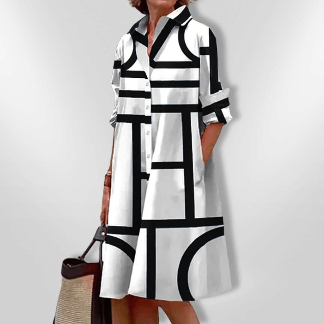 Francine | Chic Button - Up Dress - Ciara & Fiona