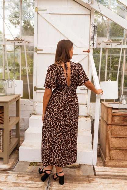 Gaelle | The Leopard Maxi Dress - Ciara & Fiona