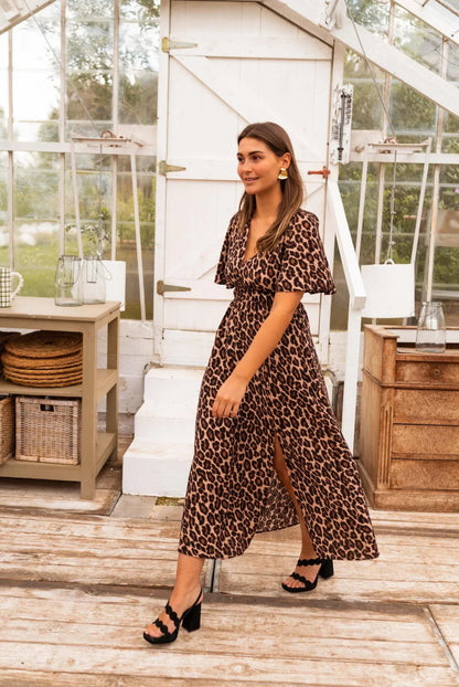 Gaelle | The Leopard Maxi Dress - Ciara & Fiona