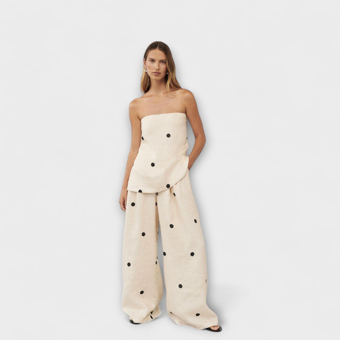 Georgia - Polka Dot Jumpsuit - Luna Hampton