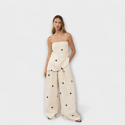 Georgia - Polka Dot Jumpsuit - Luna Hampton