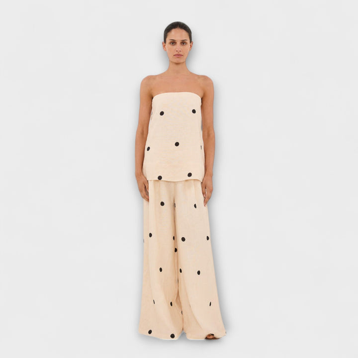 Georgia - Polka Dot Jumpsuit - Luna Hampton