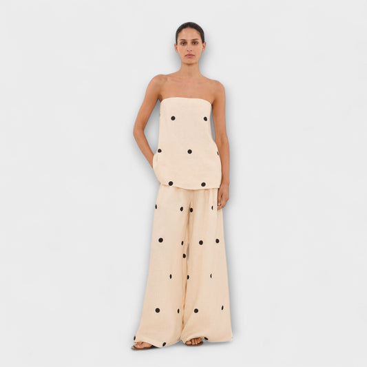 Georgia - Polka Dot Jumpsuit - Luna Hampton