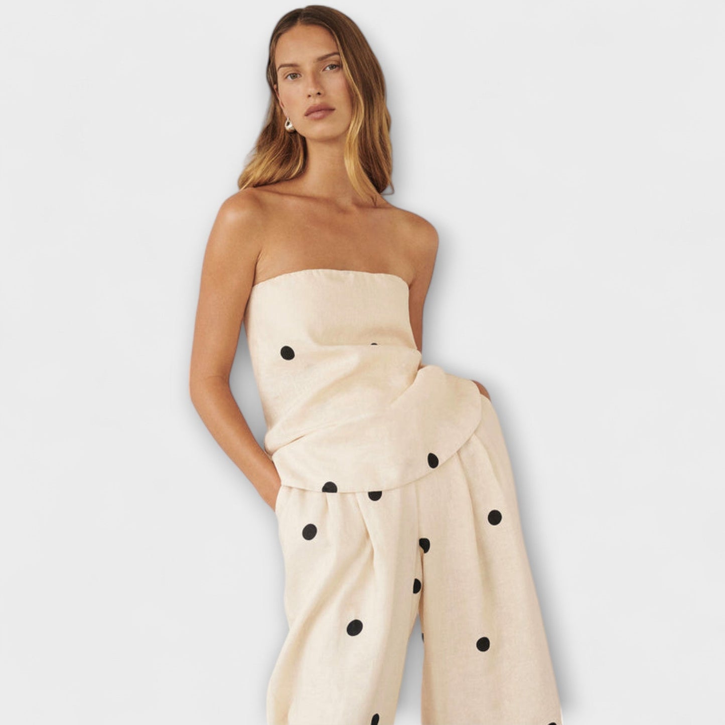 Georgia - Polka Dot Jumpsuit - Luna Hampton