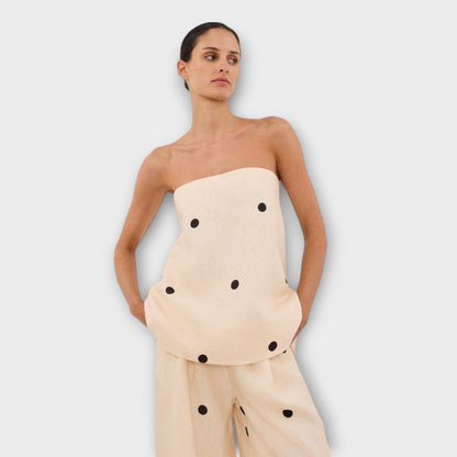 Georgia - Polka Dot Jumpsuit - Luna Hampton