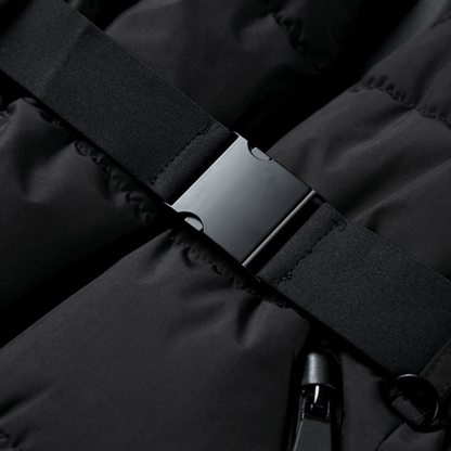 Georgia | Premium Insulated Black Ski Jacket - Ciara & Fiona