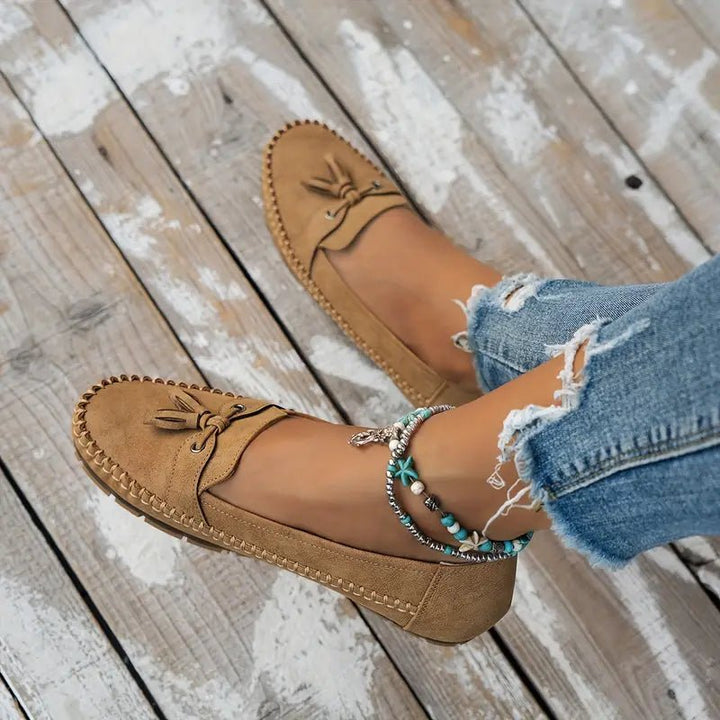 Gladys | Comfortable Soft Moccasins - Ciara & Fiona