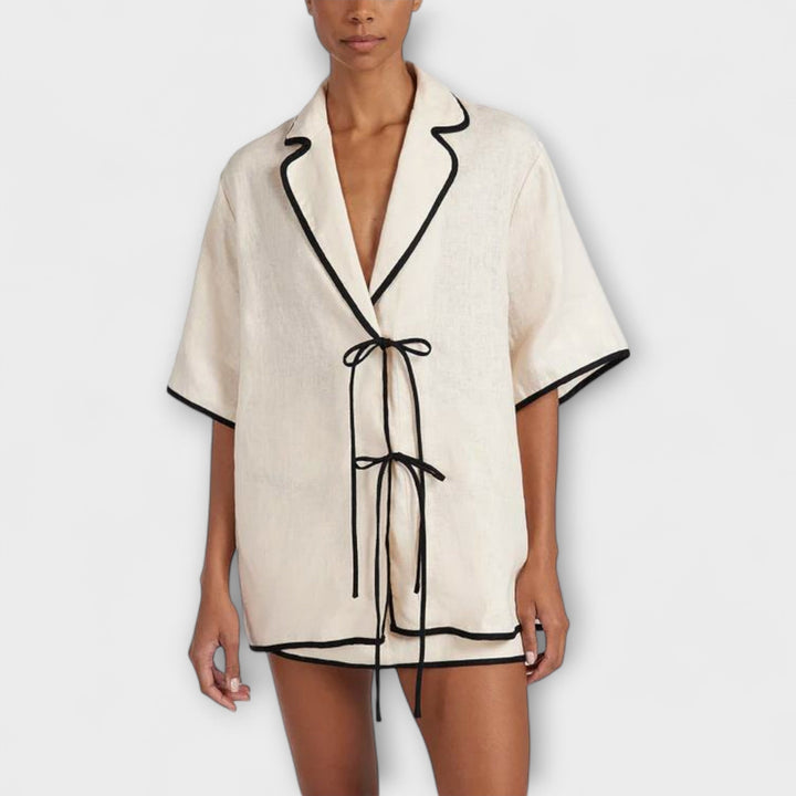 Grace - Noir Coordinated Skirt Set - Luna Hampton