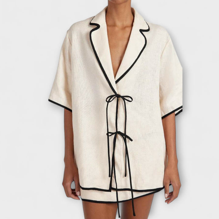 Grace - Noir Coordinated Skirt Set - Luna Hampton