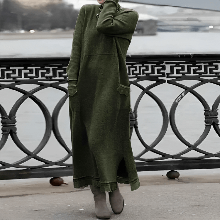 Greta | Comfortable Winter Dress - Ciara & Fiona