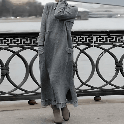Greta | Comfortable Winter Dress - Ciara & Fiona