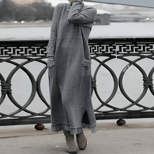 Greta | Comfortable Winter Dress - Ciara & Fiona