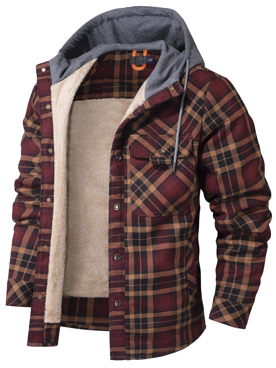 Haiden | Hooded Flannel Jacket - Ciara & Fiona